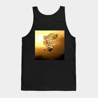 Leopard portrait Tank Top